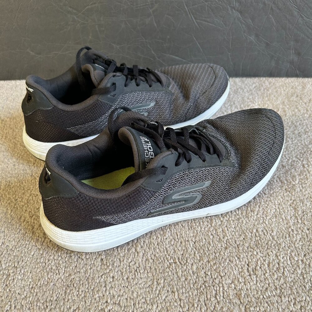Skechers Go Golf Shoes Men's Size 10.5 Gray Black Soft Spikes 54546 - Picture 1 of 10